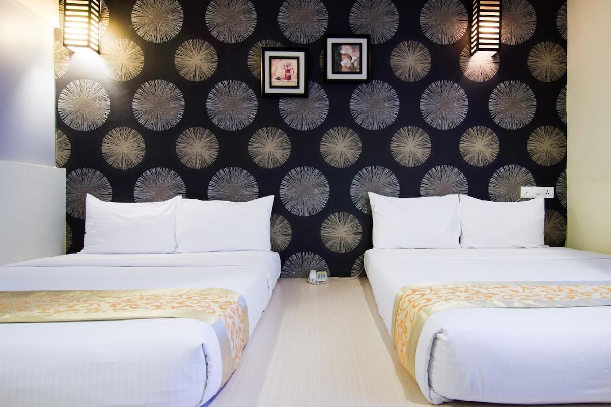 japanese quad family room | 1 bedroom, in-room safe, desk, laptop workspace