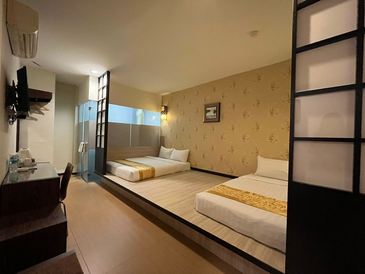 In-room safe, desk, blackout curtains, iron/ironing board