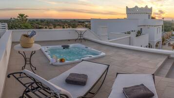 Blick von der Unterkunft