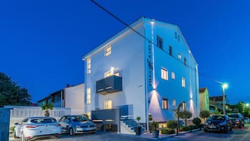 Front of property - evening/night
