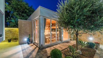 Blick von der Unterkunft