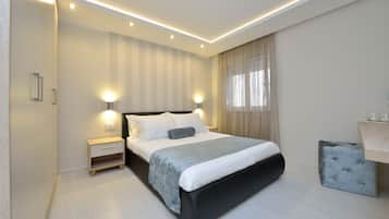 Superior Apartment, 1 Queen Bed with Sofa bed | 1 bedroom, in-room safe, desk, soundproofing