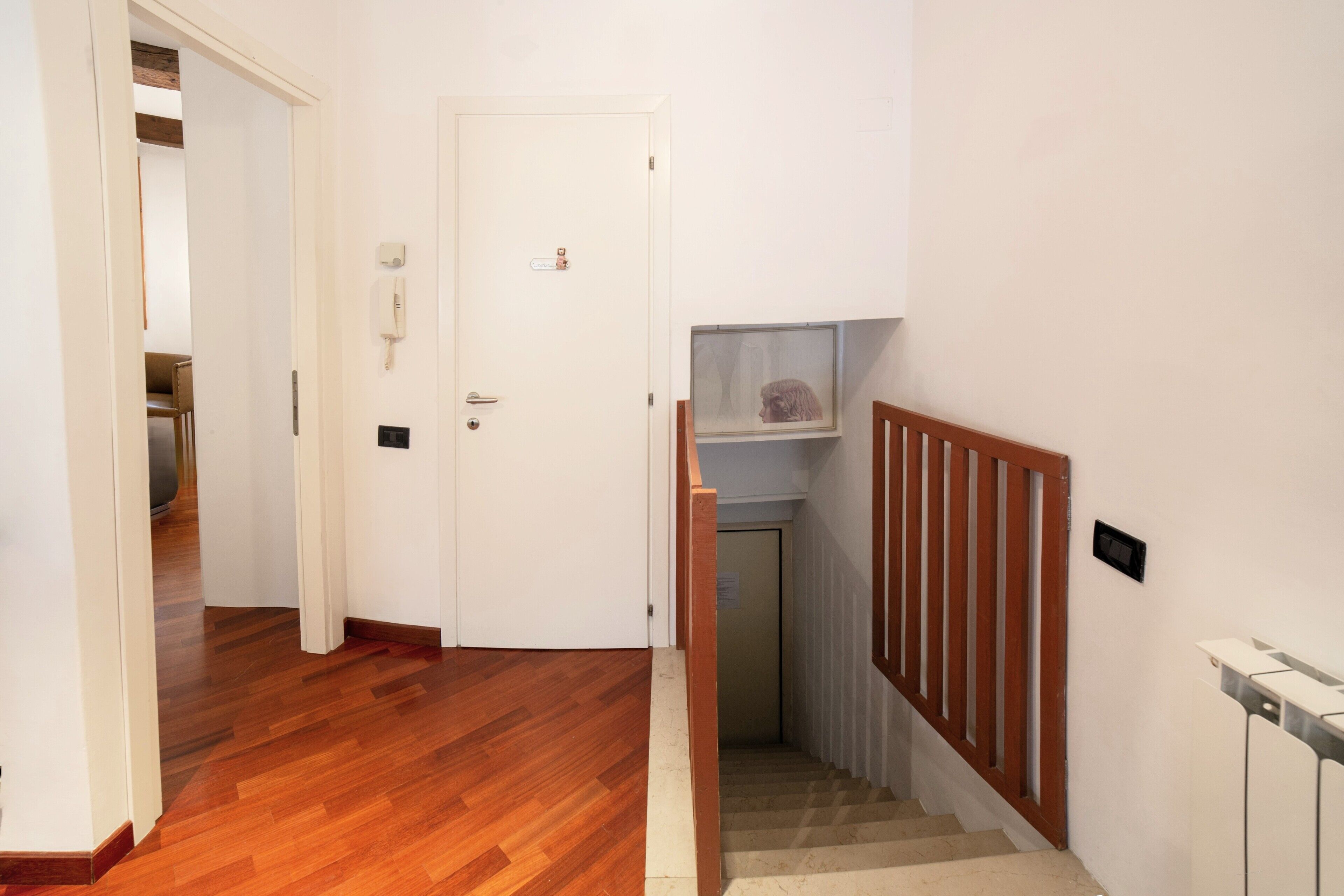 Interior entrance