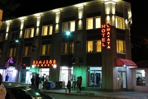 Front of property - evening/night - Alma-Ata Hotel (Borjomi)