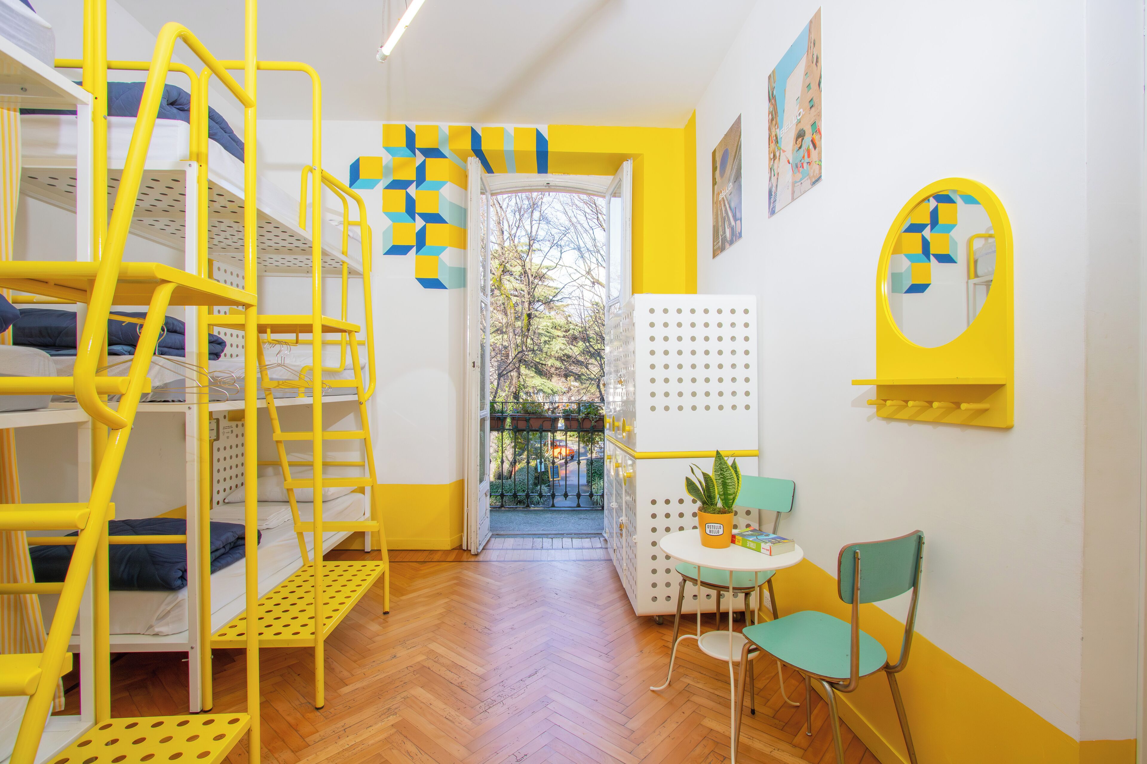 Down comforters, individually decorated, individually furnished, desk