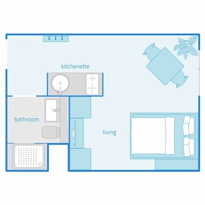 Studio | Floor plan - smartments Berlin Prenzlauer Berg (Berlin)