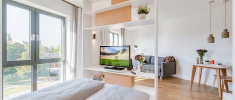 Studio XL | 1 habitación, decoración personalizada y muebles diferentes