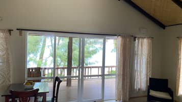 Bungalow 3, 1 Bedroom, Beachfront | 1 bedroom, individually furnished, iron/ironing board