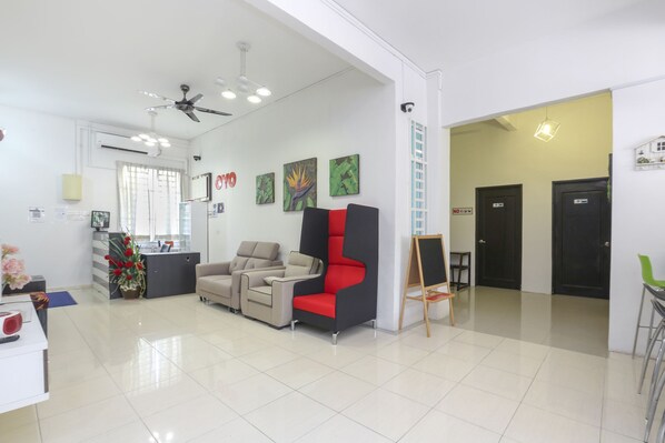 Sala de estar en el lobby