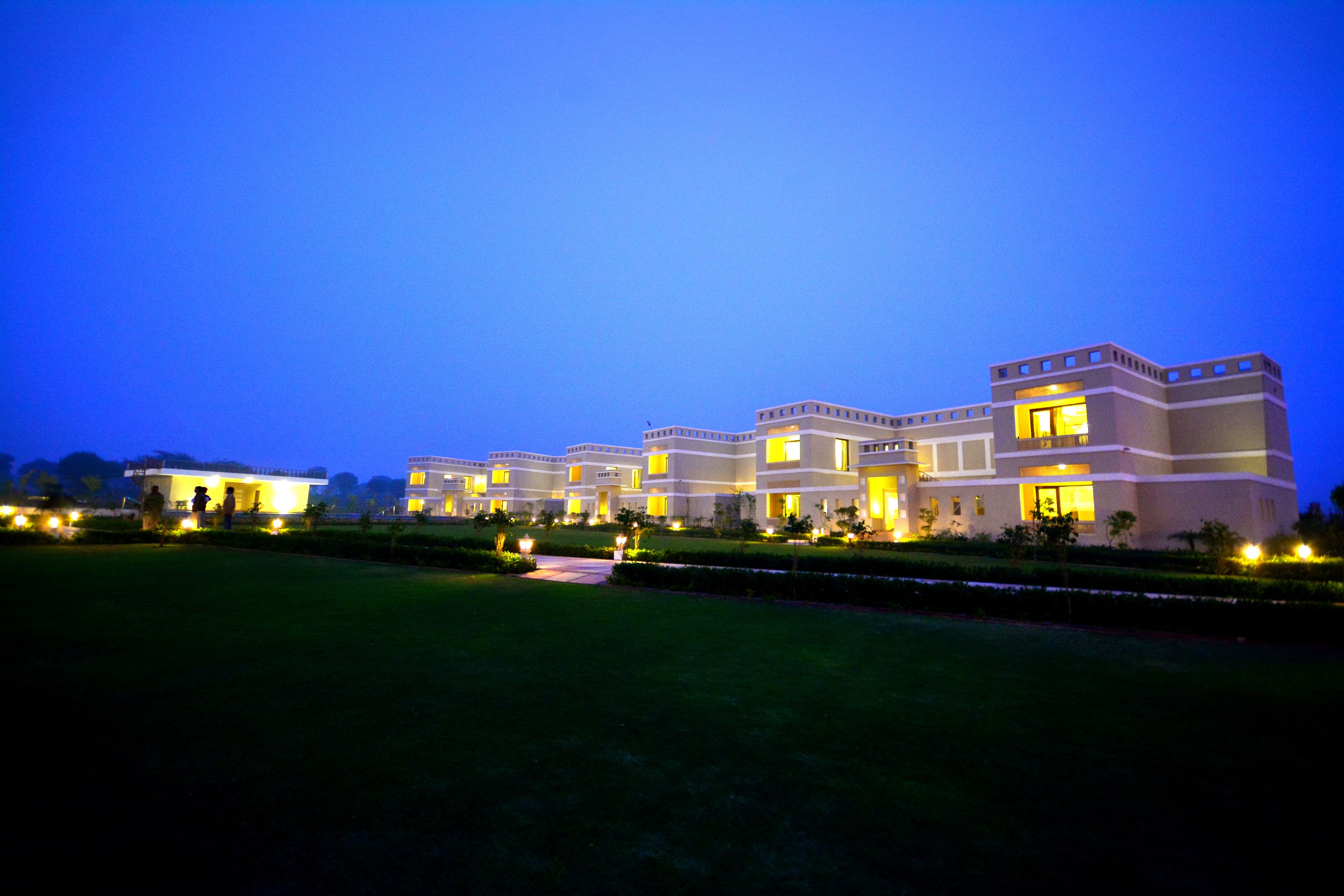 Front of property - evening/night