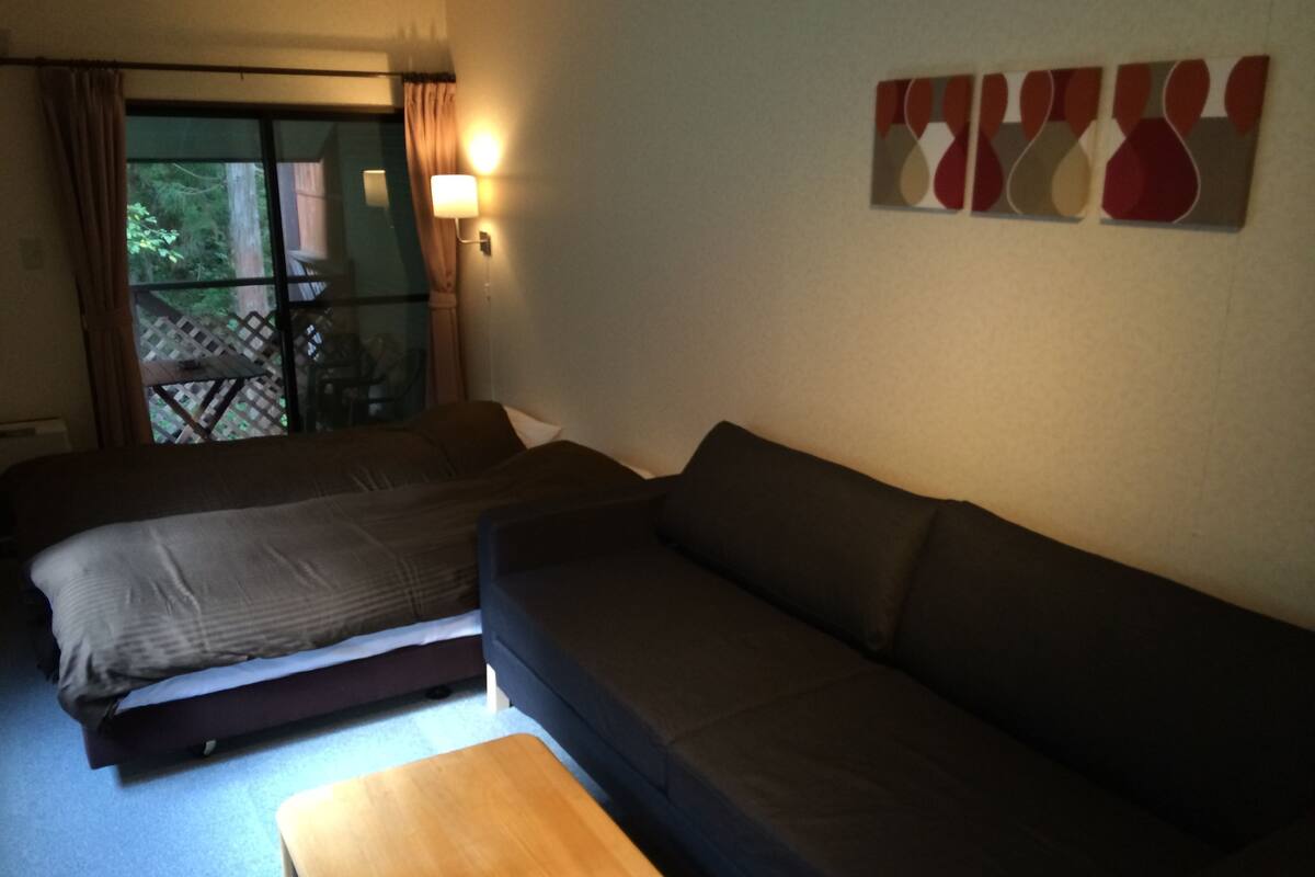 Studio Twin Apartment | Living area | LCD TV