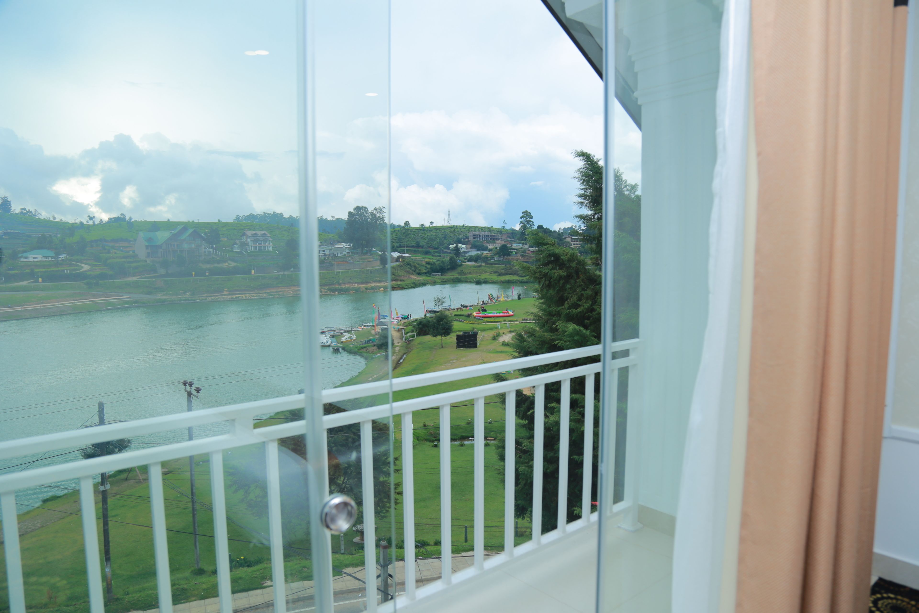 Blick von der Unterkunft