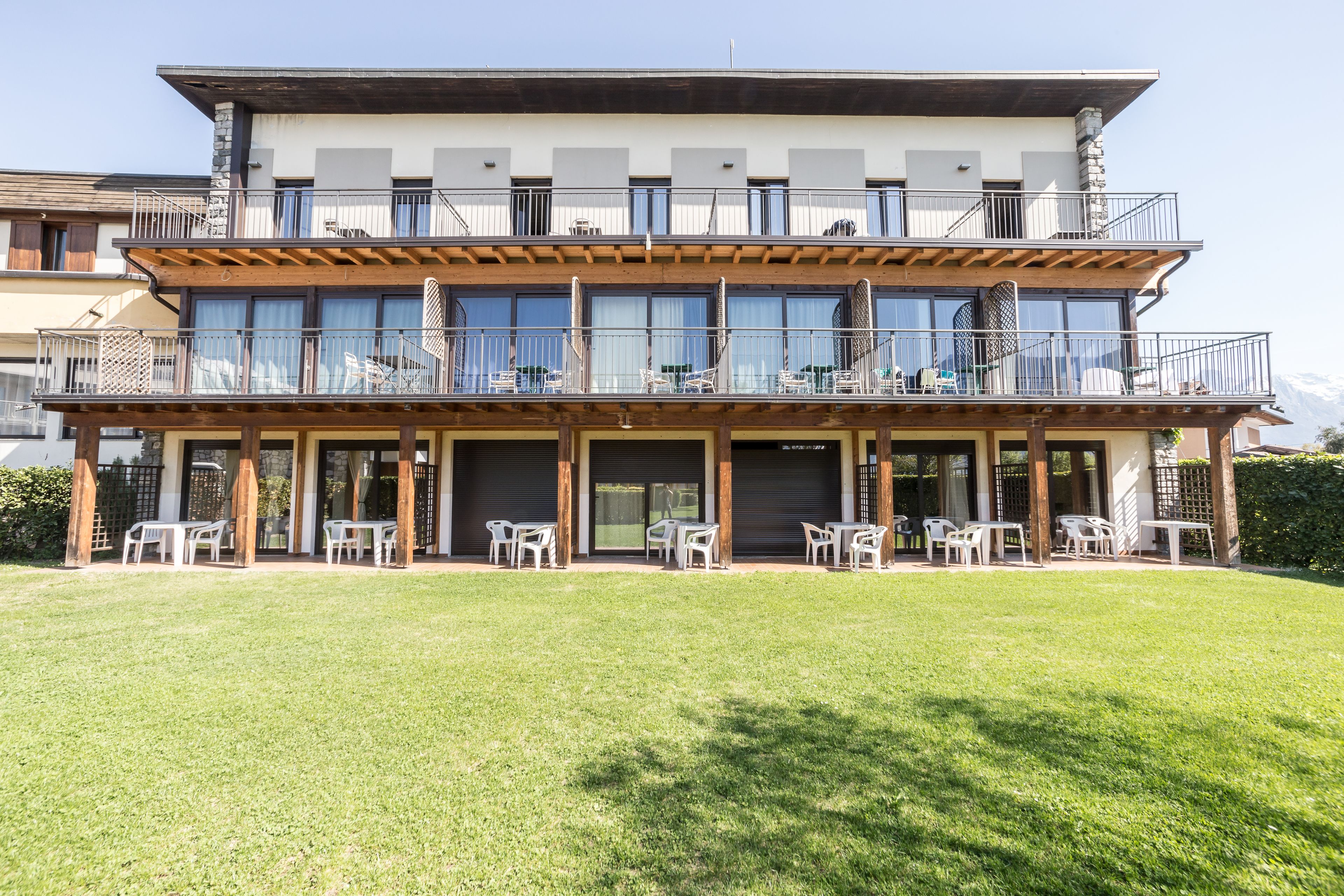 Blick auf den Garten