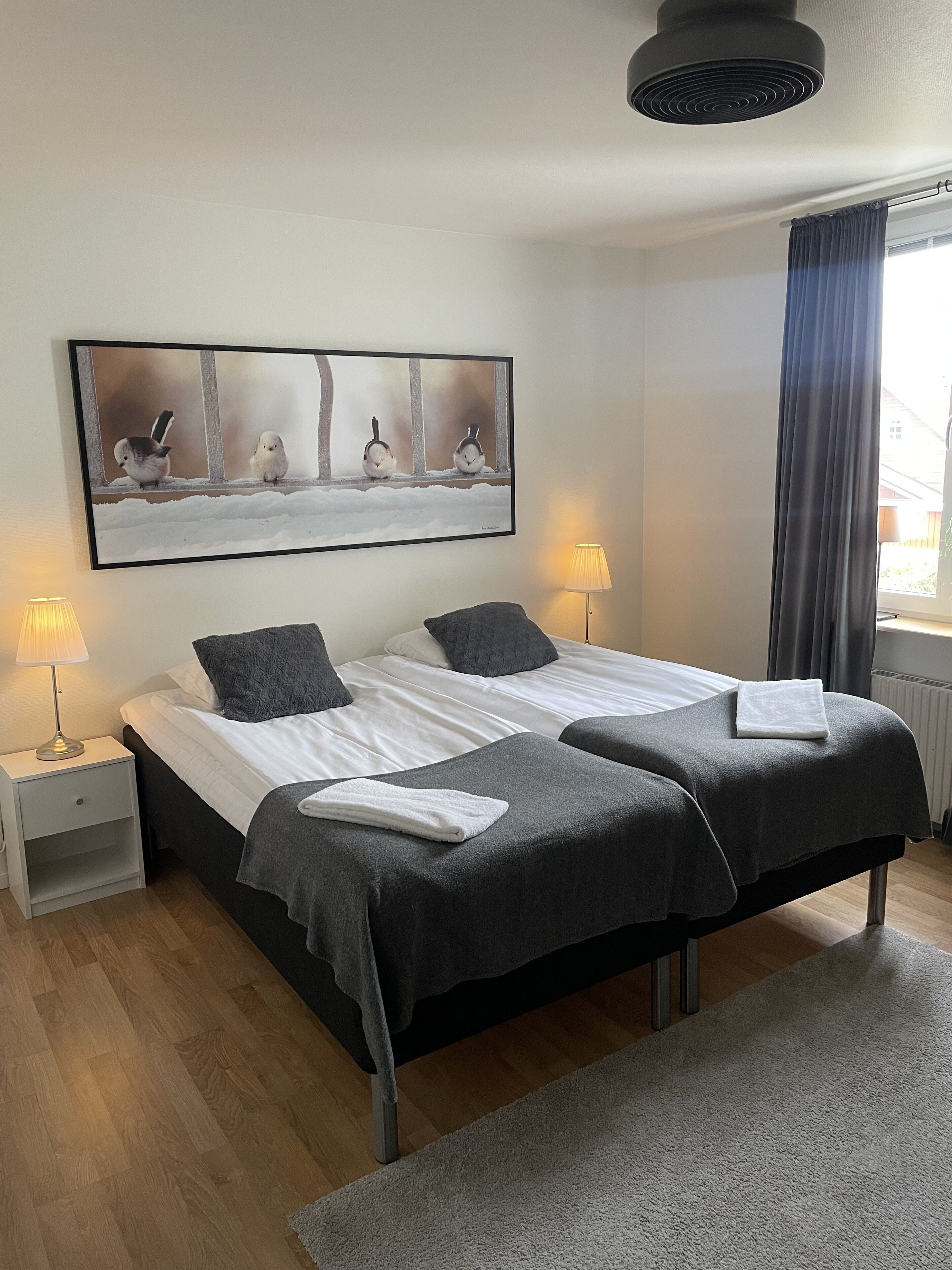 double room | desk, blackout curtains, iron/ironing board, free wifi