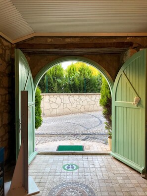 Interior entrance