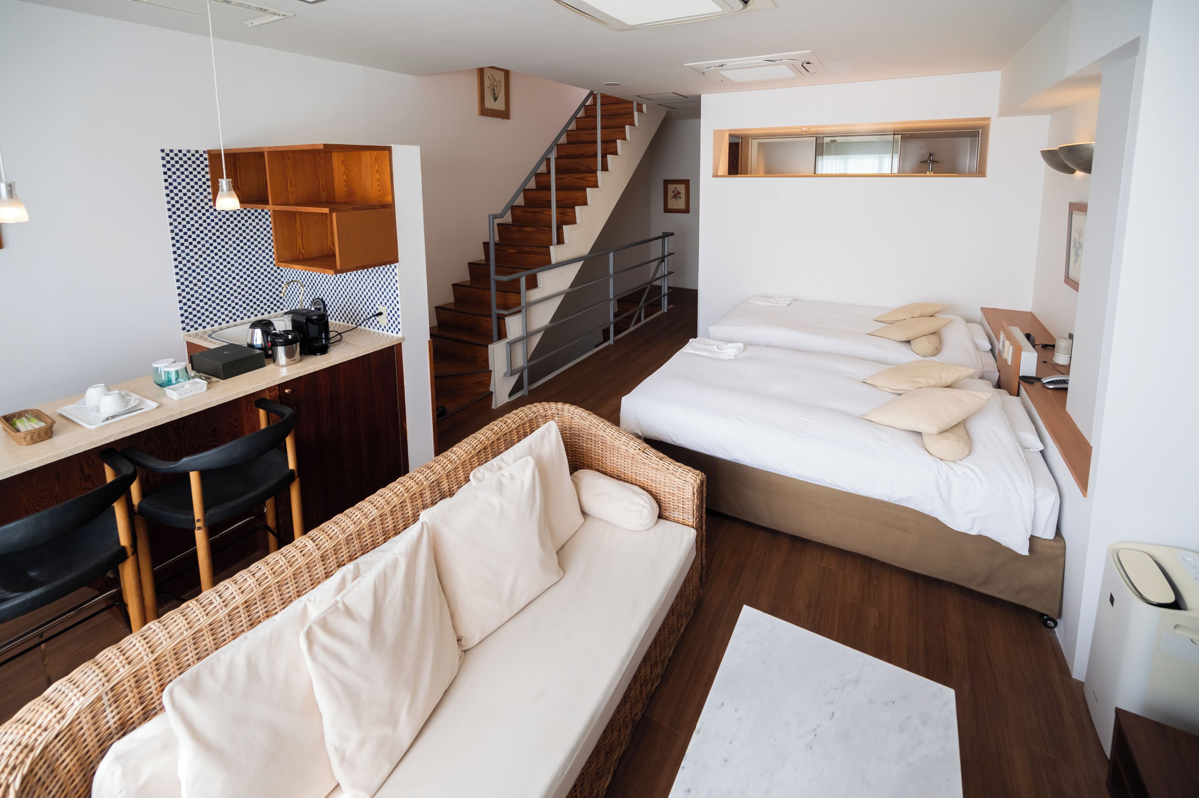 Phòng 2 giường đơn Tiêu chuẩn (Maisonette with Spa Bath -Main) | Truy cập Internet không dây miễn phí, bộ trải giường 