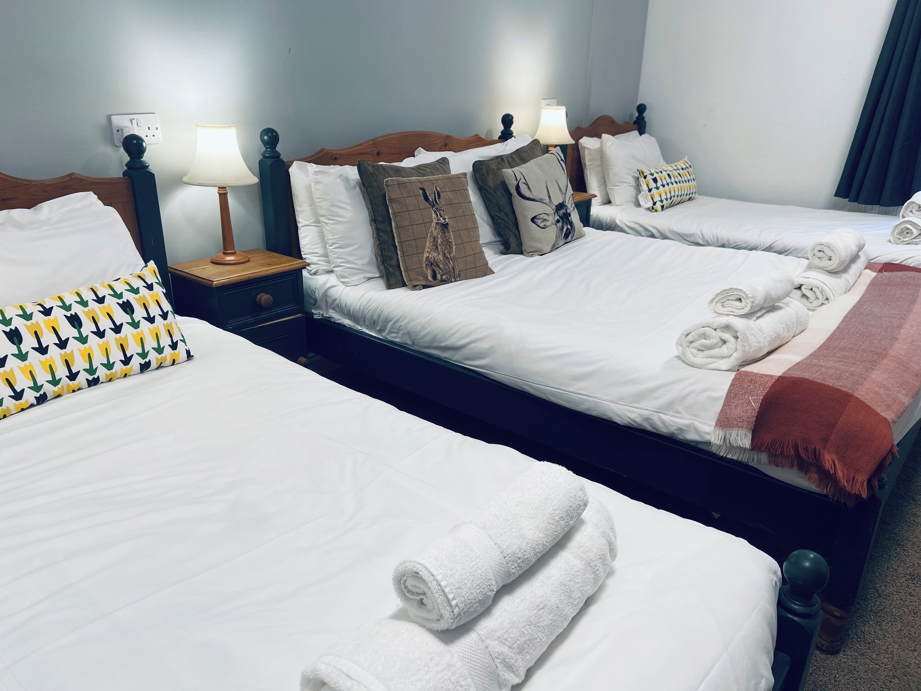 Quadruple Room, Accessible | Premium bedding, desk, iron/ironing board, free WiFi