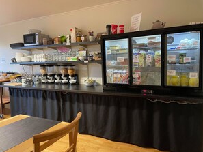 Gratis morgenmadsbuffet hver dag