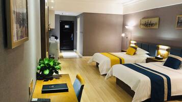 Desk, iron/ironing board, free WiFi, bed sheets