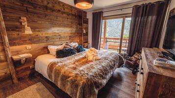 Apartament Deluxe, 5 dormitoris, vistes a la muntanya | Roba de llit d'alta qualitat i habitacions insonoritzades