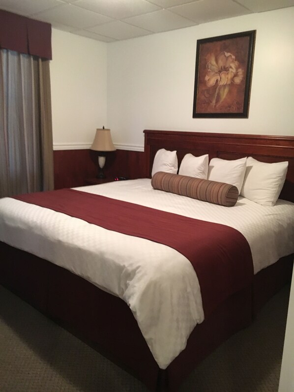 Executive-Suite, 1 King-Bett, Kamin | Schreibtisch, Bügeleisen/Bügelbrett, kostenloses WLAN, Bettwäsche