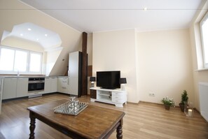 Apartment, Sea View | Living area