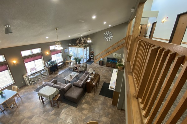 Coin salon dans le hall