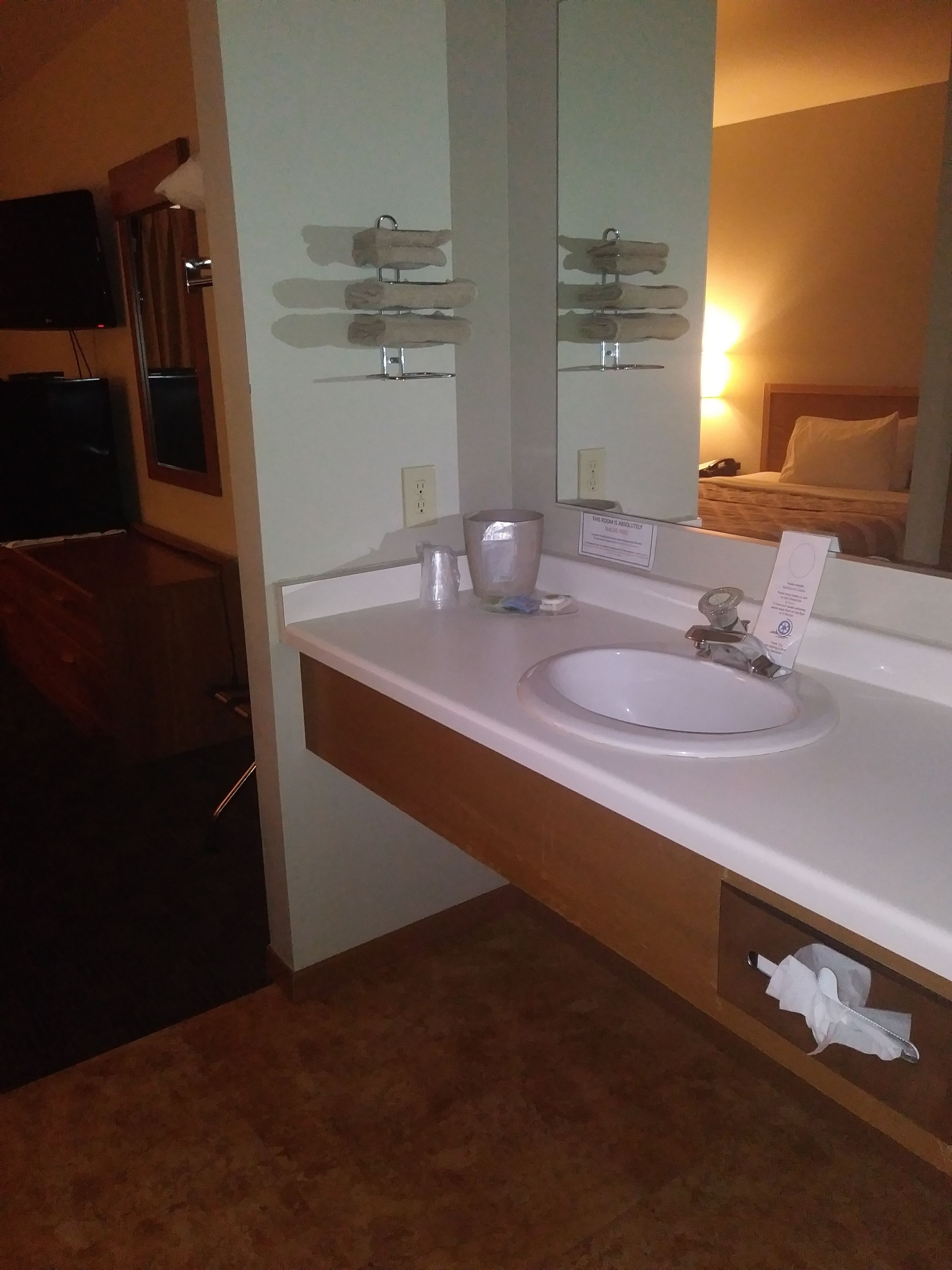 traditional double room, 2 queen beds (pet friendly) | bathroom sink