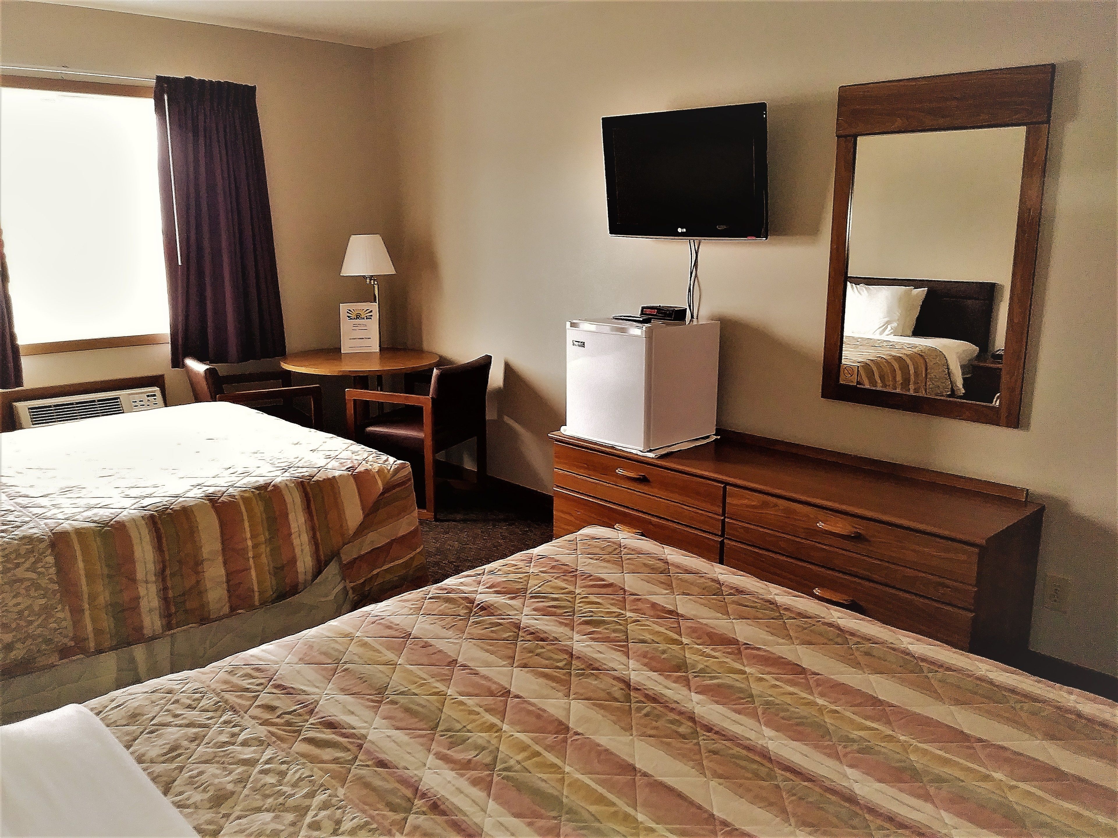 traditional double room, 2 queen beds | soundproofing, free wifi, bed sheets