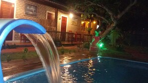 Outdoor pool, a waterfall pool - Pousada Brasil - São Miguel do Gostoso   (São Miguel do Gostoso)