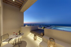 Panoramic Suite, Hot Tub | Private spa tub - North Santorini - A Luxury Spa Hotel (Santorini)