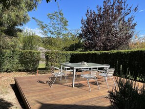 Maison, 5 chambres, vue jardin | Terrasse/Patio