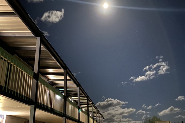 Front of property - evening/night