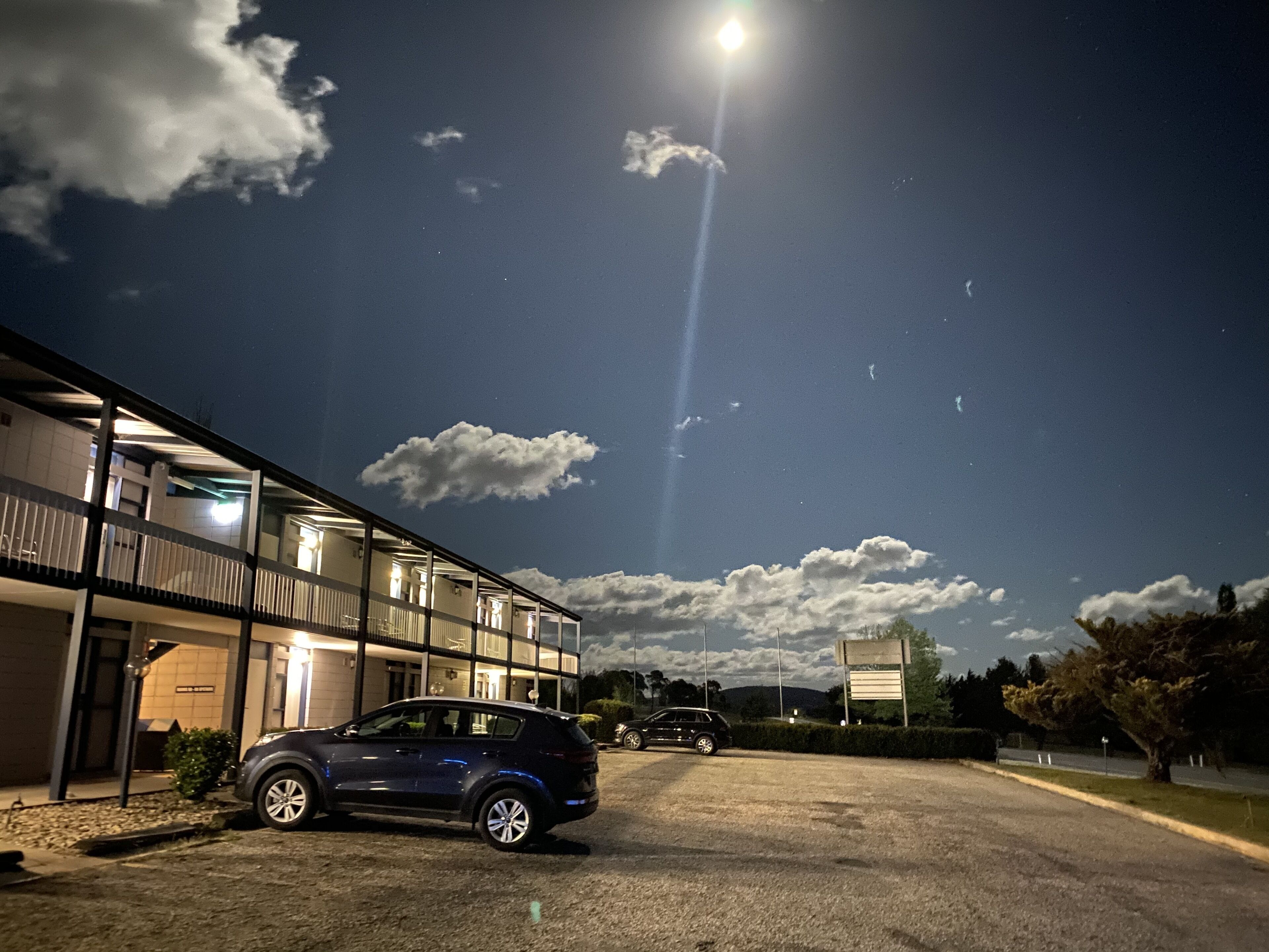 Front of property - evening/night