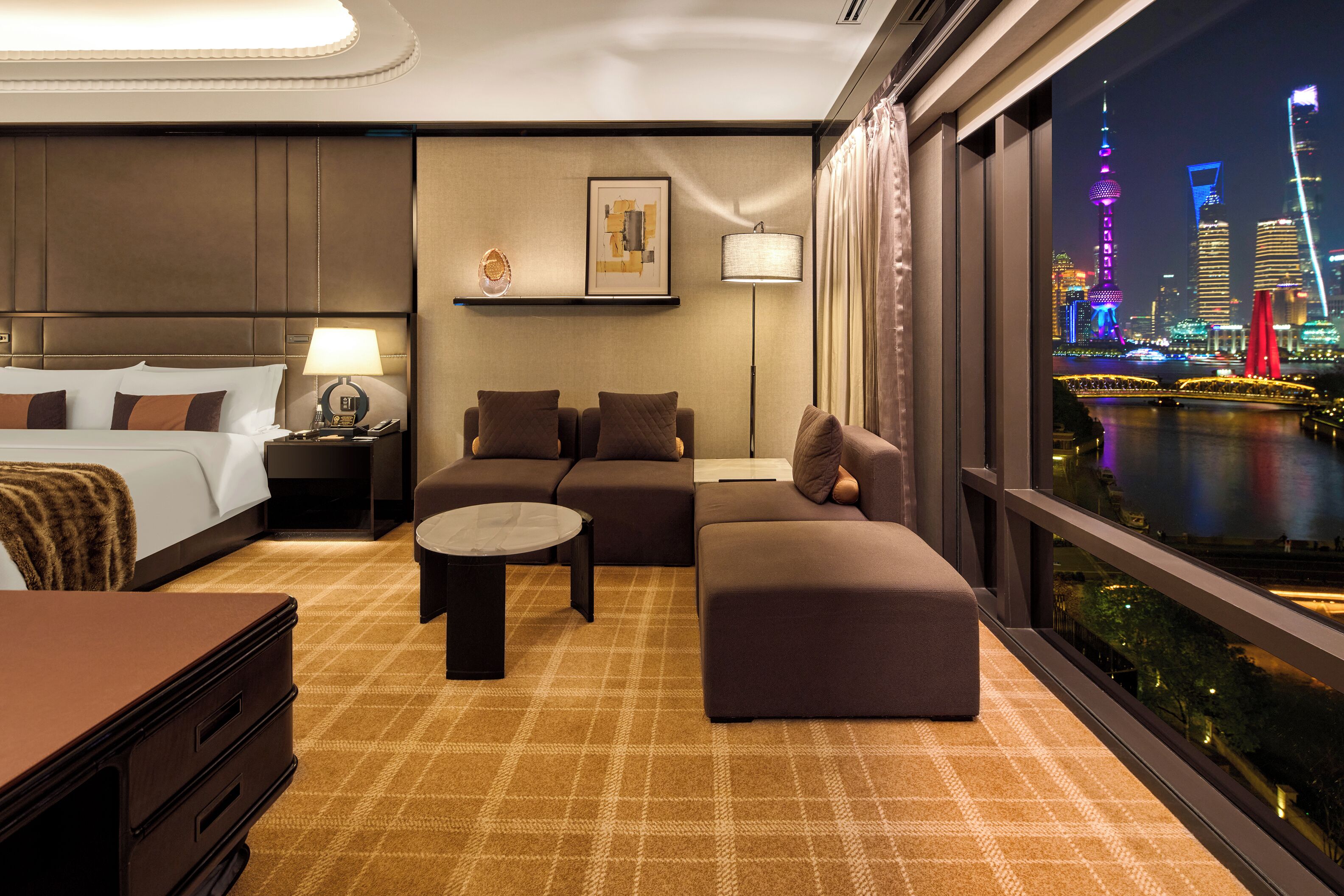 Down duvets, minibar, in-room safe, desk