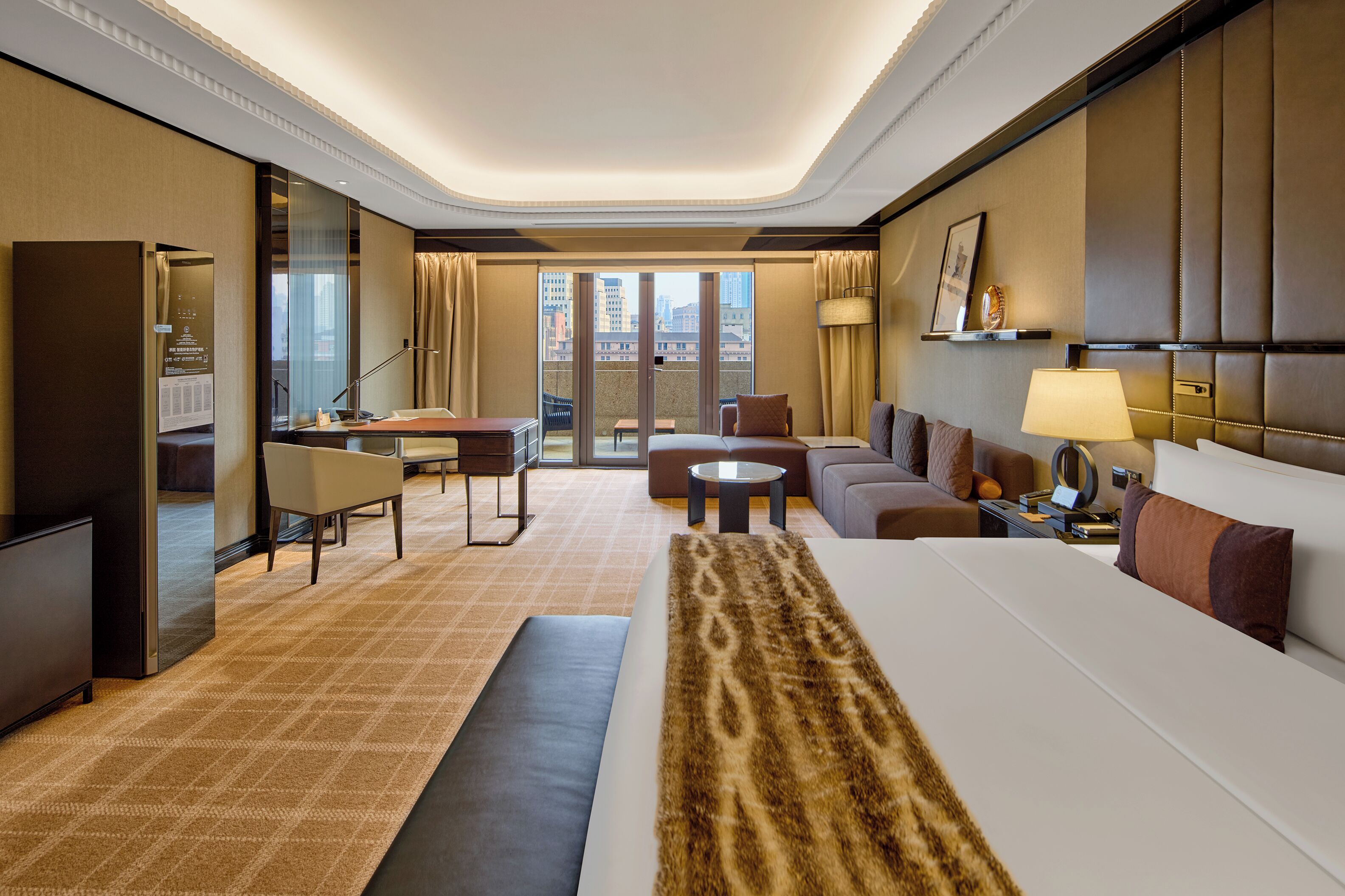 Down duvets, minibar, in-room safe, desk