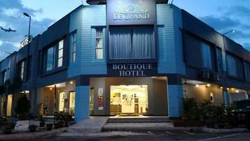 Front of property – evening/night