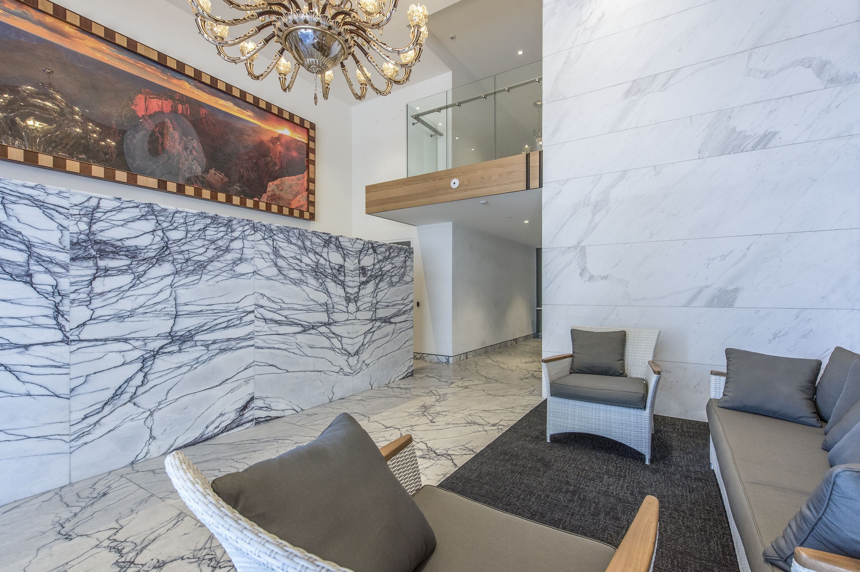 Lobby sitting area