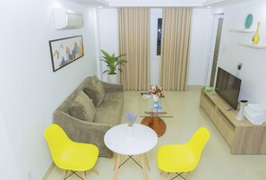 Family Apartment, 1 Bedroom, Smoking, Garden View | Minibar, in-room safe, desk, blackout curtains - Van Dat Apartment (Ho Chi Minh City)