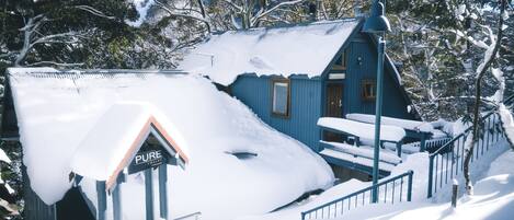 Façade de l’hébergement