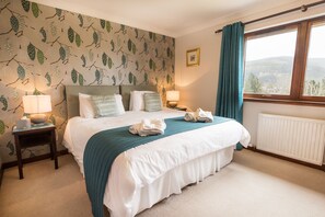 Superior Double or Twin Room, Hill View | Pillowtop beds, desk, blackout drapes, soundproofing - Glede Knowe Guest House (Peebles)