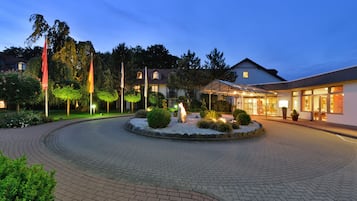 Front of property - evening/night