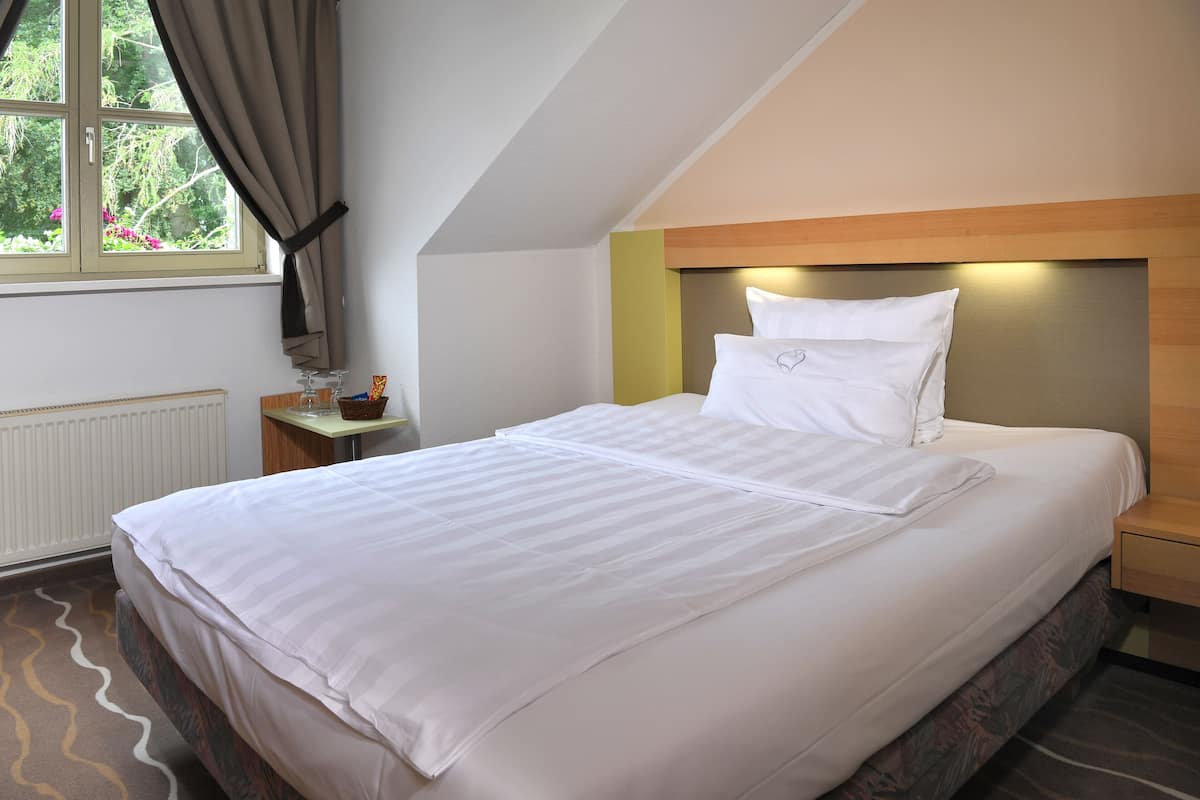 basic single room, 1 queen bed, non smoking | 1 bedroom, premium bedding, minibar, in-room safe