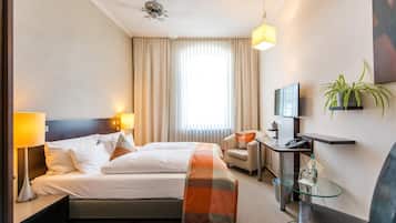 In-room safe, desk, blackout drapes, soundproofing
