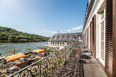 Vista al agua. Rheinhotel Schulz