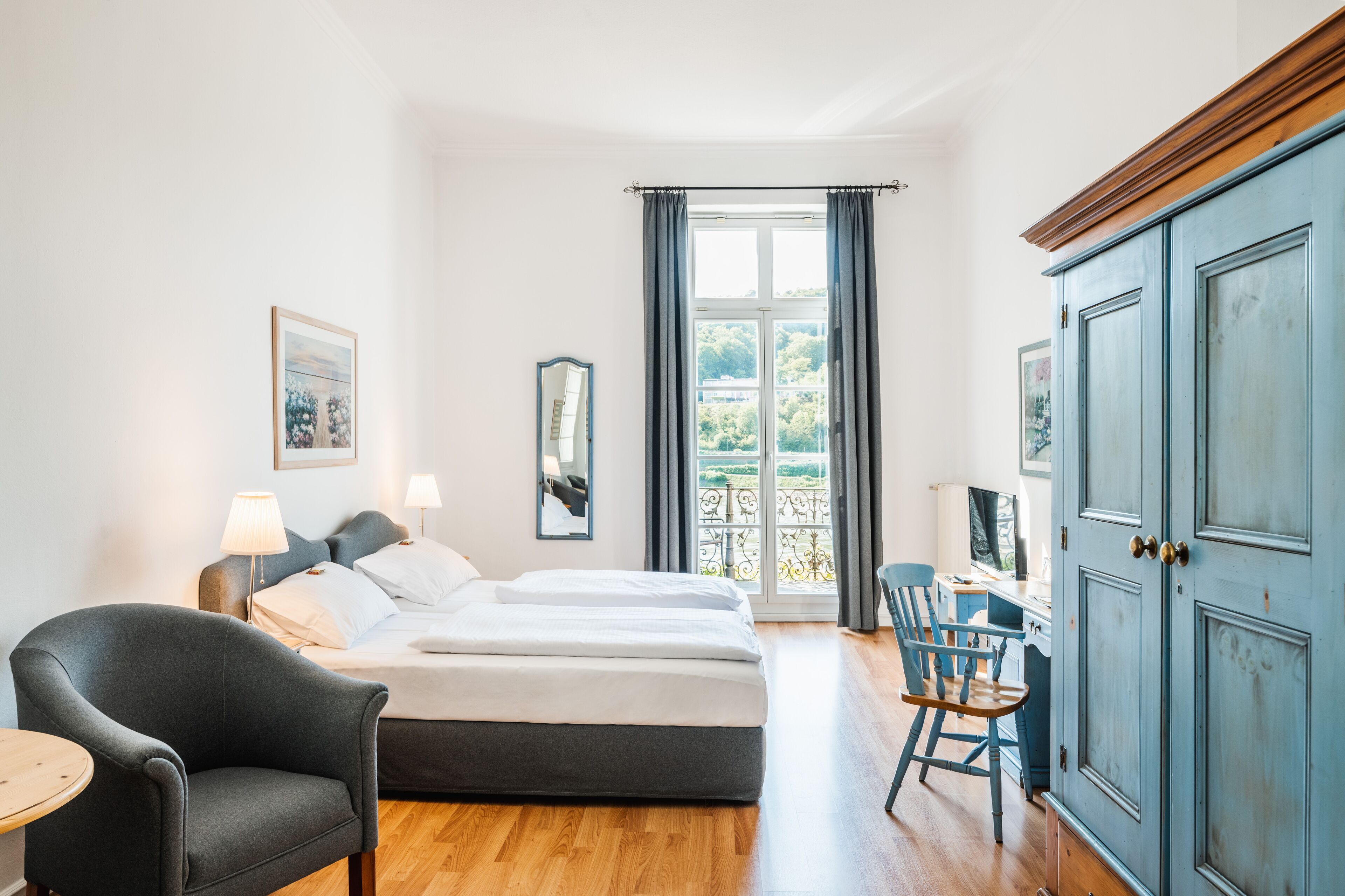 standard double room | individually decorated, desk, blackout curtains, iron/ironing board