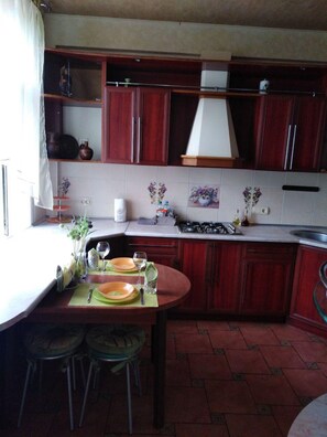 PaulMarie Apartments on Kyrova | Private kitchen - PaulMarie Apartments in Vitebsk (Vitebsk)
