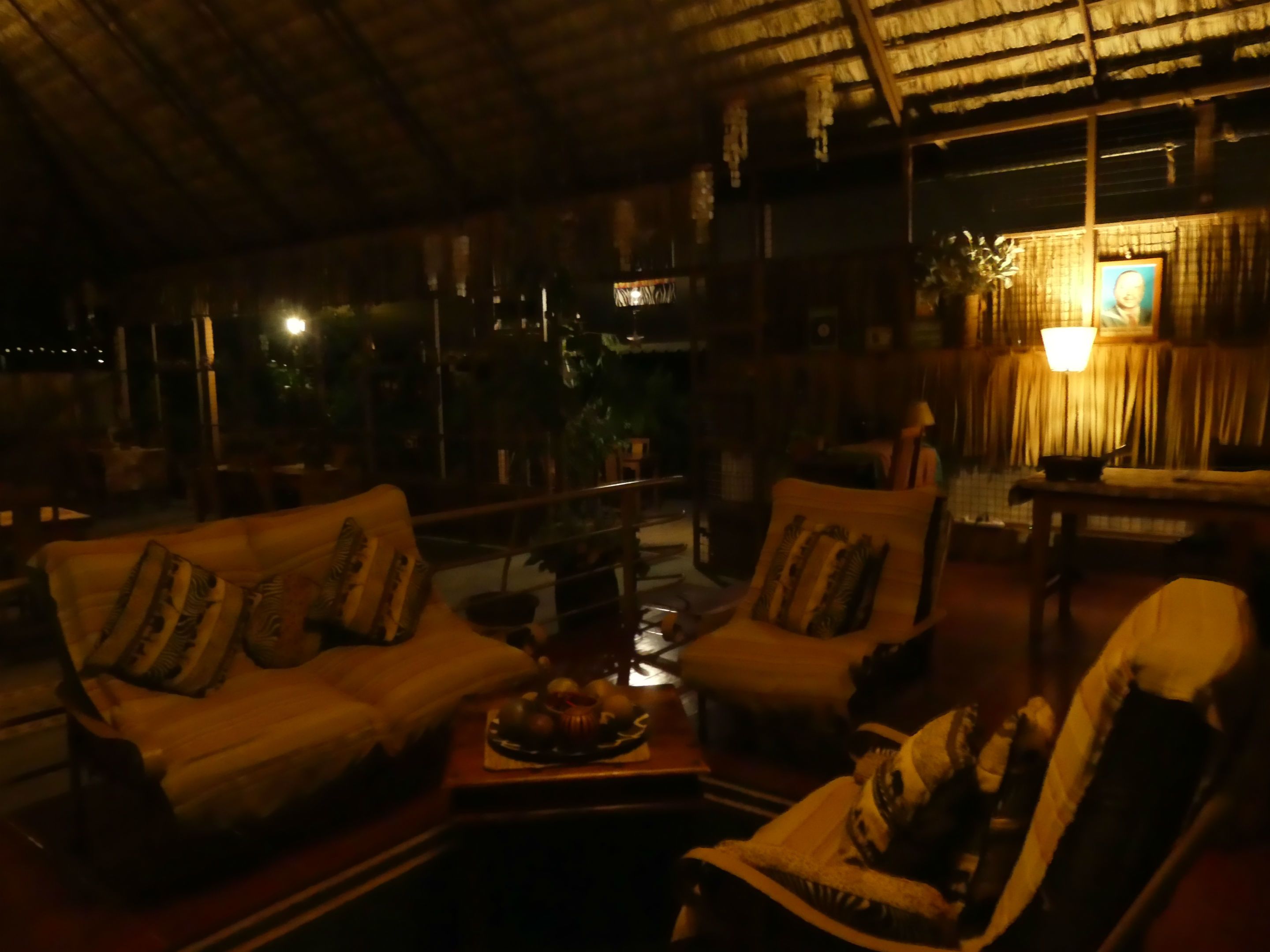 Sala de estar en el lobby