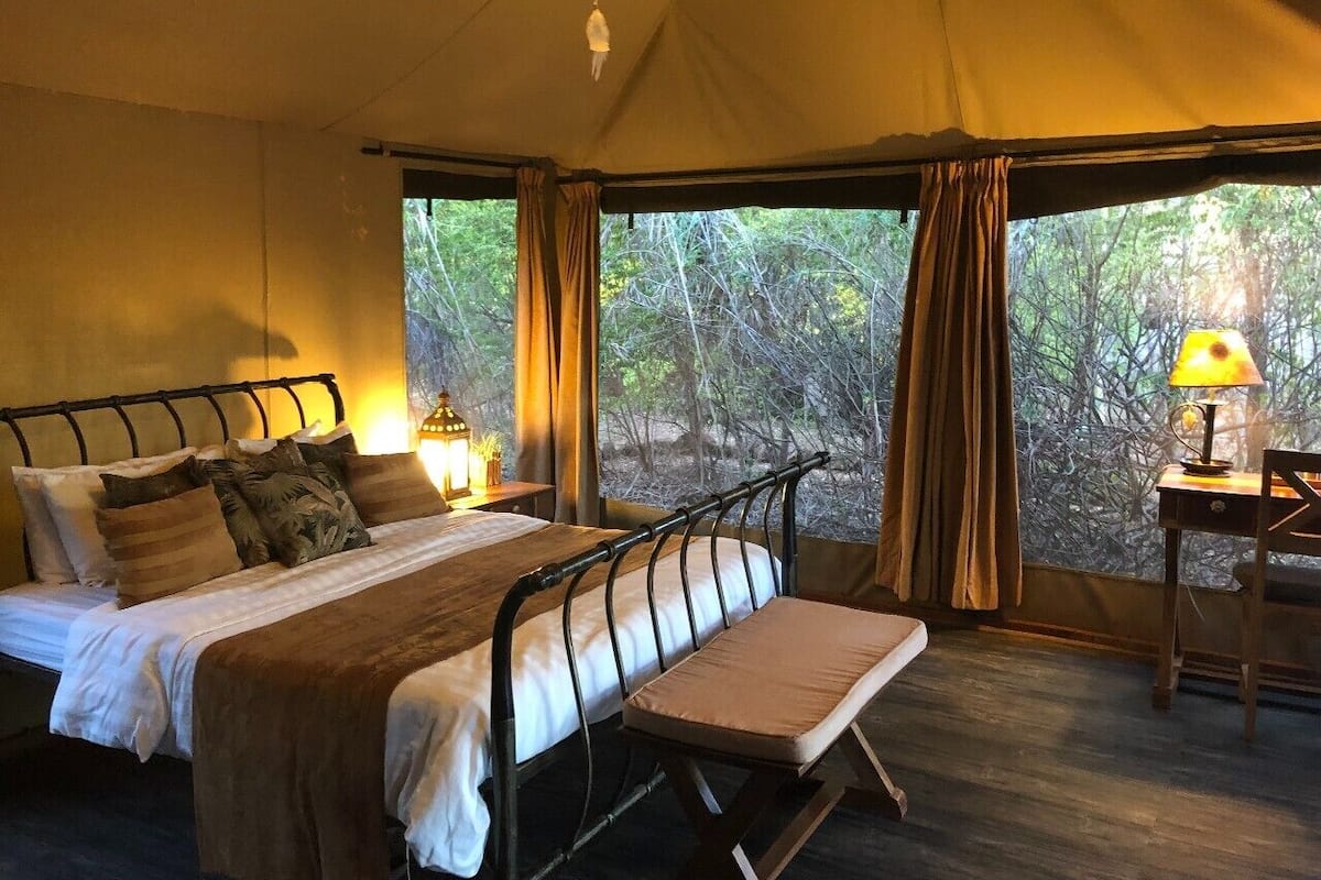 1 habitación y ropa de cama de alta calidad