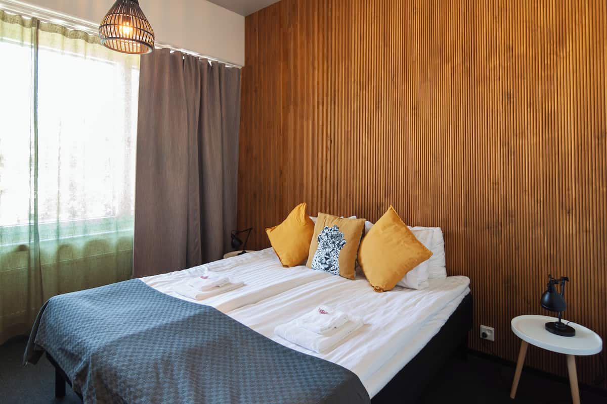 Basic Double Room, 1 Queen Bed, City View | Blackout drapes, iron/ironing board (on request), WiFi (free)